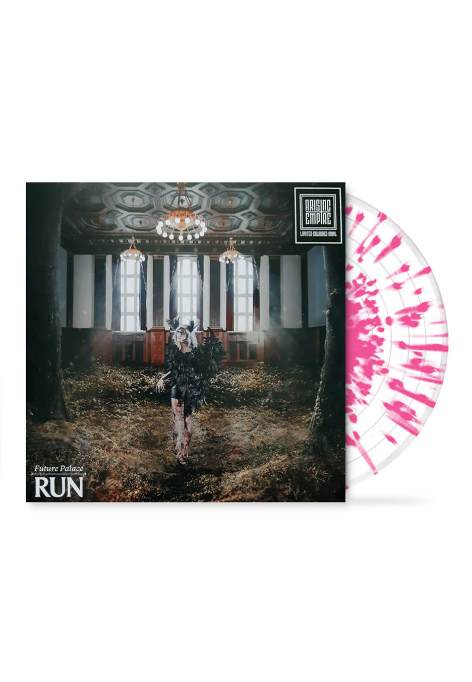 Future Palace - Run Clear/Pink - Splattered Vinyl | Neutral-Image