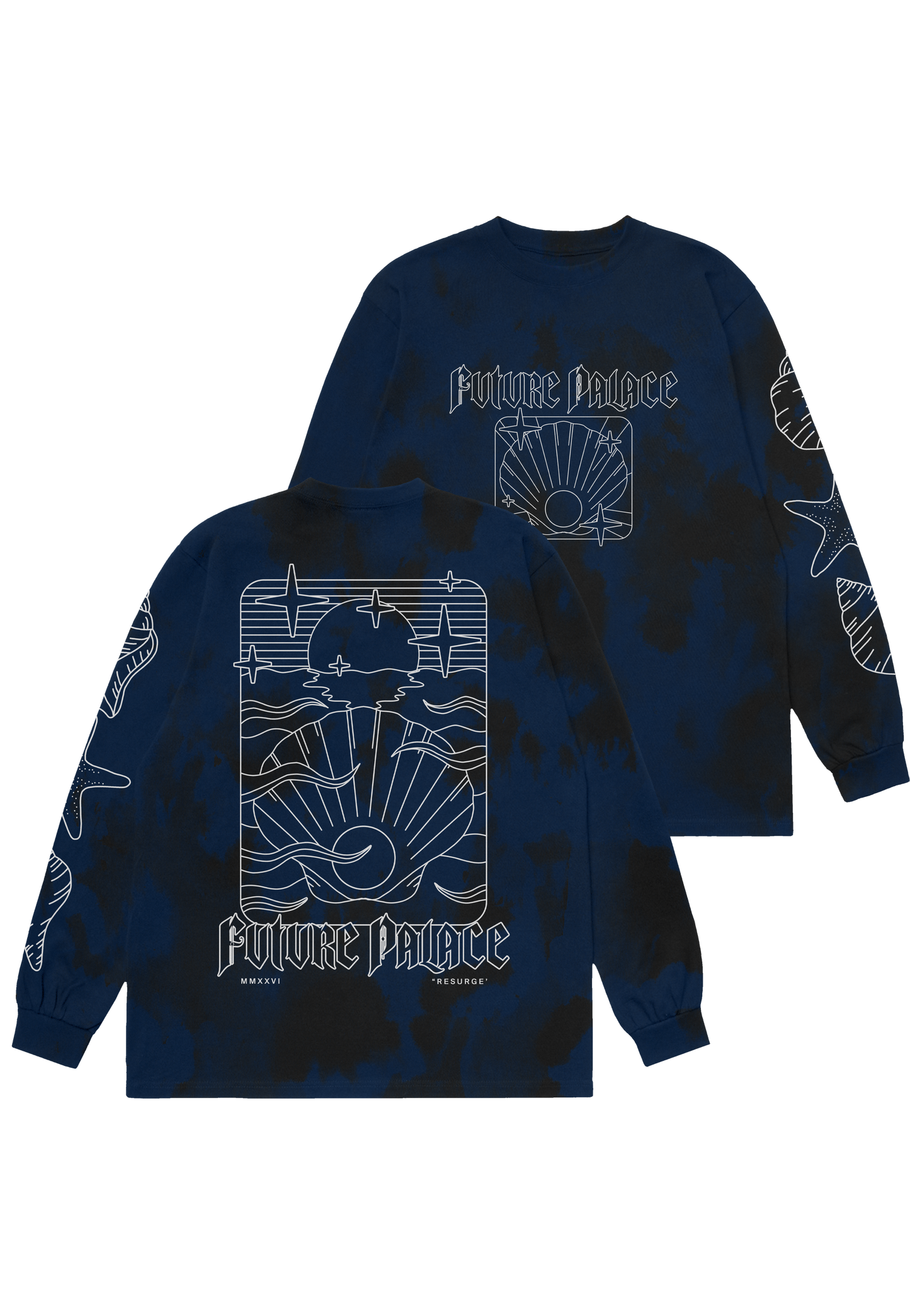 Future Palace - Seashell Tie Dye - Sweater | Men-Image