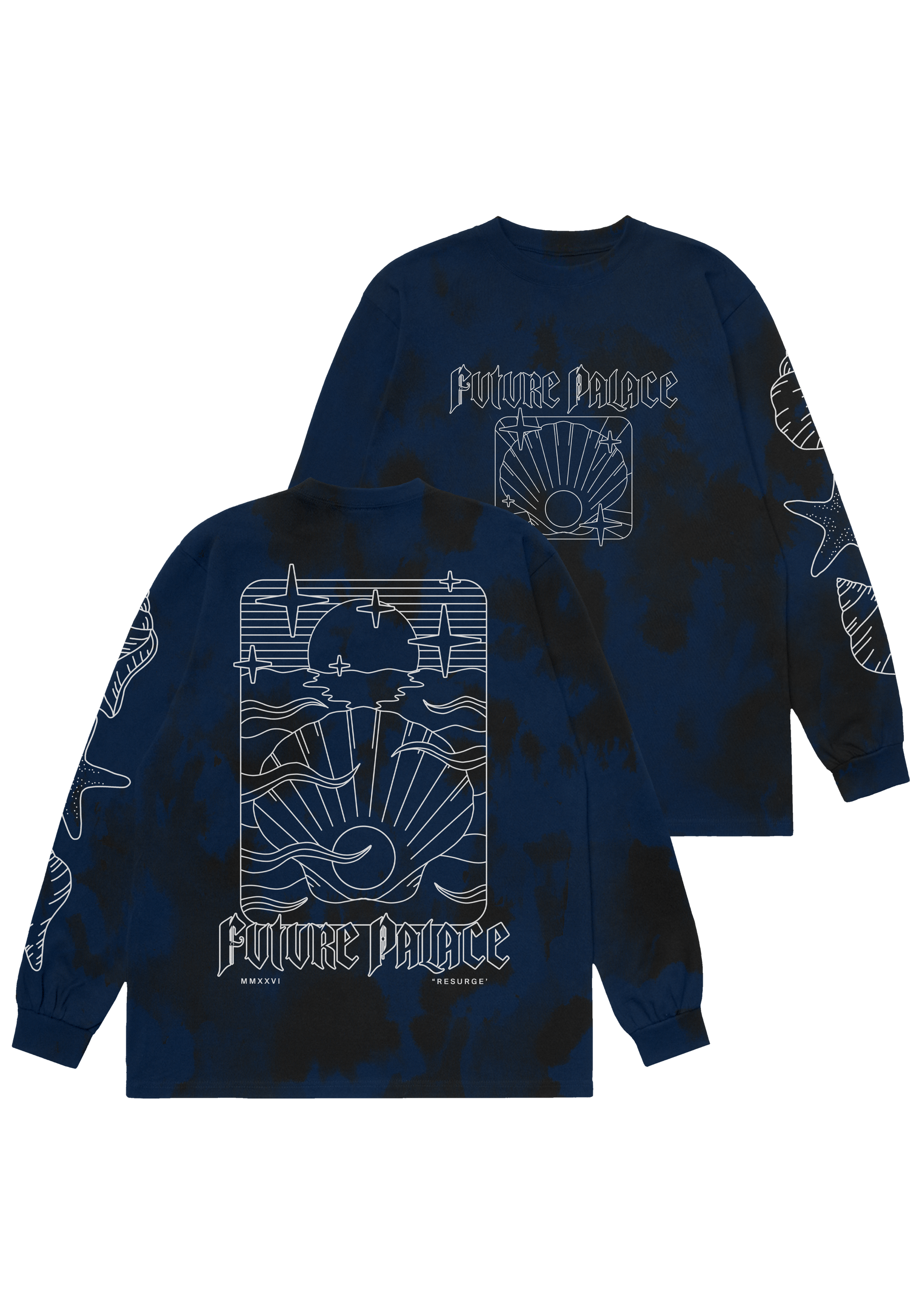 Future Palace - Seashell Tie Dye - Sweater | Men-Image